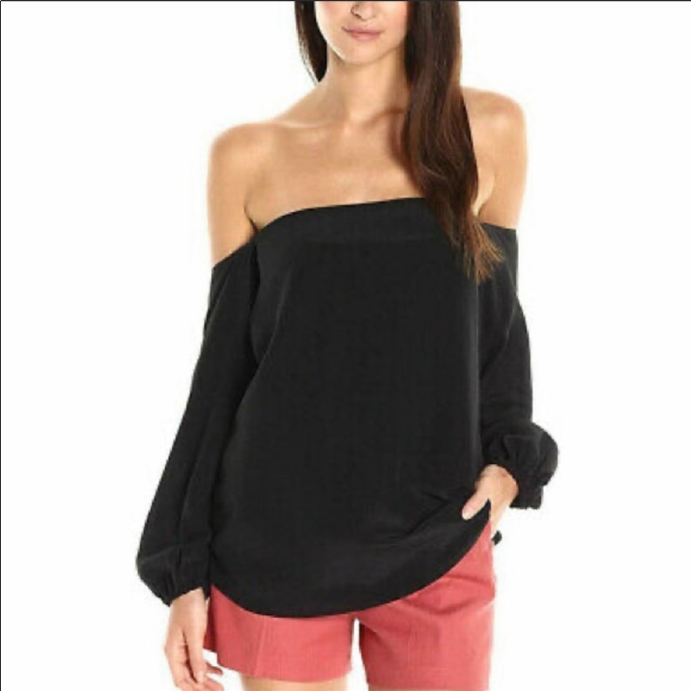 Theory Laureema off shoulder top